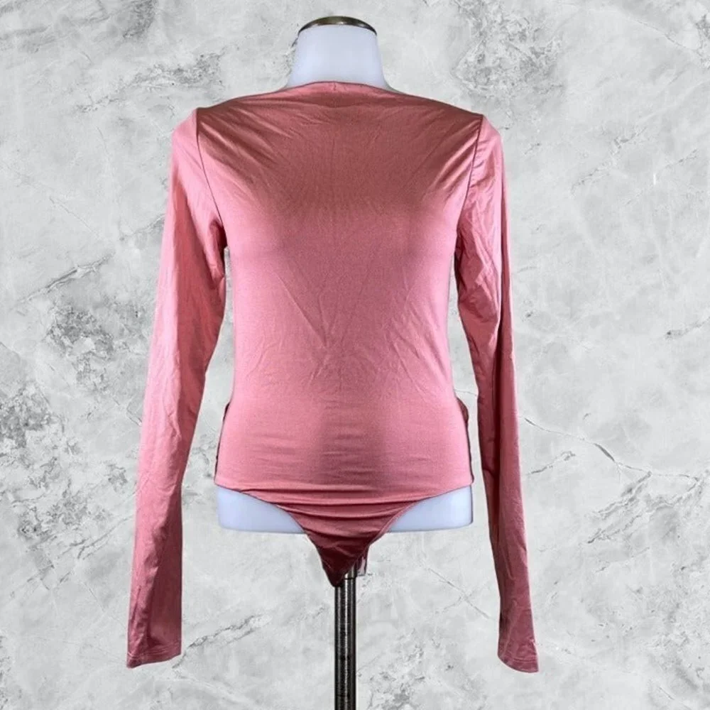 Not Yours To Keep Taja Bodysuit - Rose